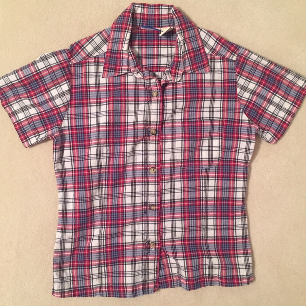 * $3 with $15+ bundle *  Boys plaid button down
